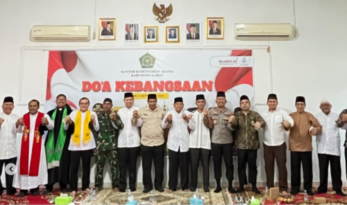 Istighosah dan Doa Kebangsaan di Aula Kankemenag Lahat