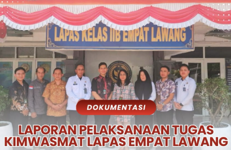 Pelaksanaan tugas kimwasmat Lapas Empat Lawang