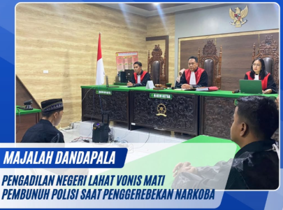 Pengadilan Negeri Lahat Vonis Mati Pembunuh polisi